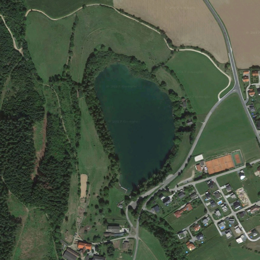 Laufstrecke des Kraigersee Triathlons